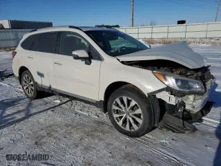 2017 Subaru Outback Touring with VIN 4S4BSATC4H3298279, listed as a Copart auction lot 45908105 with 60,878 mi miles and Salvage Title. Bid and sale history available at carsss.com. Image 4.