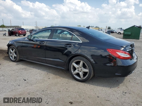 2015 Mercedes-Benz CLS-Class CLS 400 with VIN WDDLJ6FB2FA137276, listed as a Copart auction lot 54877544 with 113,434 mi miles and Salvage Title. Bid and sale history available at carsss.com. Image 2.