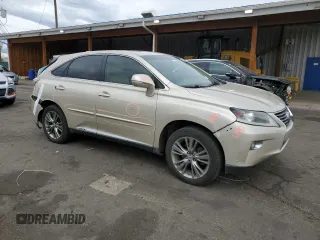 2013 Lexus RX 450h with VIN JTJZB1BA3D2008890, listed as a Copart auction lot 49958315 with 201,231 mi miles and Salvage title. Bid and sale history available at DreamBid. Image 4.