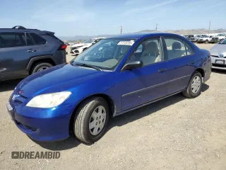 2005 Honda Civic VP z VIN 2HGES16365H561699, wystawiony jako Copart lot #57048285 z przebiegiem 218 060 mil mil oraz Szkoda całkowita • Salvage title. Historia ofert i sprzedaży dostępna na DreamBid. Obrazek 1.