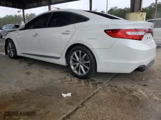 2015 Hyundai Azera with VIN KMHFG4JG9FA454268, listed as a Copart auction lot 46068015 with 155,101 mi miles and Salvage Title. Bid and sale history available at carsss.com. Image 2.