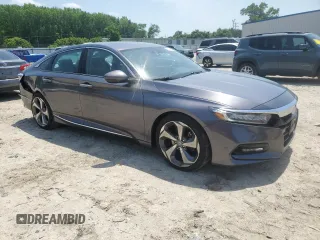 2019 Honda Accord Touring with VIN 1HGCV2F95KA028021, listed as a Copart auction lot 57060845 with 86,014 mi miles and Salvage title. Bid and sale history available at DreamBid. Image 4.