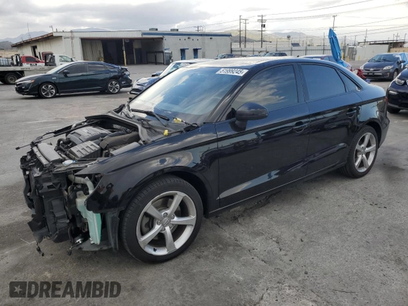 2016 Audi A3 1.8T Premium with VIN WAUA7GFF2G1007618, listed as a Copart auction lot 51999245 with 96,261 mi miles and Salvage Title. Bid and sale history available at carsss.com. Image 1.