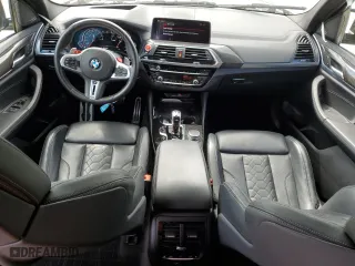 2020 BMW X3 M Competition with VIN 5YMTS0C0XLLA58035, listed as a Copart auction lot 42743124 with 47,680 mi miles. Bid and sale history available at carsss.com. Image 8.