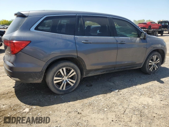 2016 Honda Pilot EX-L z VIN 5FNYF6H53GB105289, wystawiony jako Copart lot #52939575 z przebiegiem Nie podano mil oraz Szkoda całkowita • Salvage title. Historia ofert i sprzedaży dostępna na DreamBid. Obrazek 3.