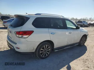 2015 Nissan Pathfinder SV with VIN 5N1AR2MN4FC686185, listed as a Copart auction lot 46862815 with 157,365 mi miles and Salvage Title. Bid and sale history available at carsss.com. Image 3.