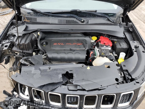 2020 Jeep Compass Limited with VIN 3C4NJDCB8LT223675, listed as a Copart auction lot 46897055 with 58,899 mi miles and Non Repairable. Bid and sale history available at carsss.com. Image 12.