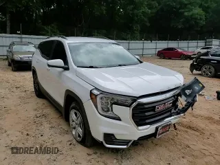 2022 GMC Terrain SLE with VIN 3GKALMEV1NL149023, listed as a Copart auction lot 58888875 with 22,071 mi miles and Salvage title. Bid and sale history available at DreamBid. Image 14.
