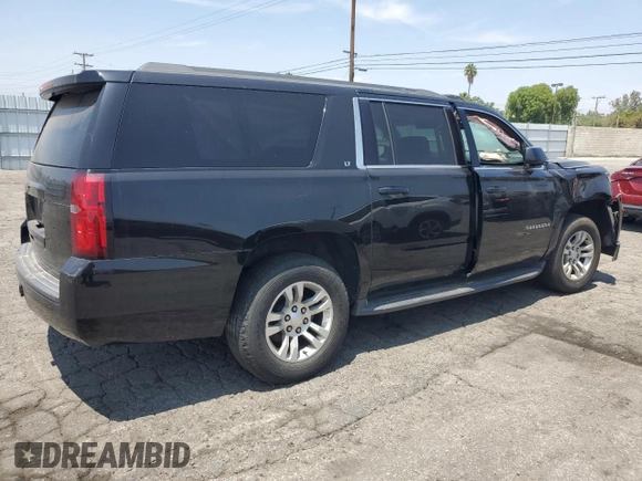 2019 Chevrolet Suburban LT z VIN 1GNSKHKCXKR116384, wystawiony jako Copart lot #60829385 z przebiegiem Nie podano mil oraz Czysty tytuł • Clean title. Historia ofert i sprzedaży dostępna na DreamBid. Obrazek 3.