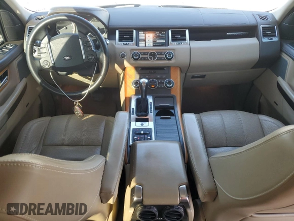 2013 Land Rover Range Rover Sport HSE LUX with VIN SALSK2D43DA800747, listed as a Copart auction lot 52881685 with 108,799 mi miles and Salvage Title. Bid and sale history available at carsss.com. Image 8.