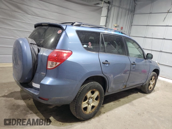 2008 Toyota RAV4 with VIN JTMBK35VX85065882, listed as a Copart auction lot 48311705 with 276,890 mi miles and Clean Title. Bid and sale history available at carsss.com. Image 3.