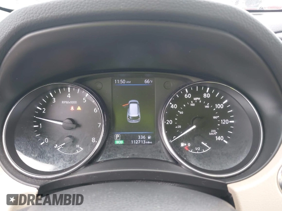 2018 Nissan Rogue SV with VIN 5N1AT2MT8JC833777, listed as a IAAI auction lot 41910544 with 112,713 mi miles and . Bid and sale history available at carsss.com. Image 7.