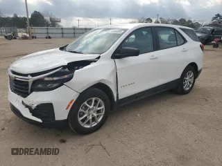 2023 Chevrolet Equinox LS with VIN 3GNAX5EG4PL259369, listed as a Copart auction lot 44984935 with 51,246 mi miles and Salvage title. Bid and sale history available at DreamBid. Image 1.