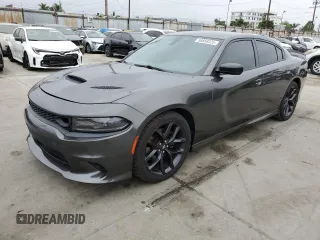 2020 Dodge Charger R/T z VIN 2C3CDXCTXLH183542, wystawiony jako Copart lot #58858325 z przebiegiem 52 999 mil mil oraz Szkoda całkowita • Salvage title. Historia ofert i sprzedaży dostępna na DreamBid. Obrazek 1.