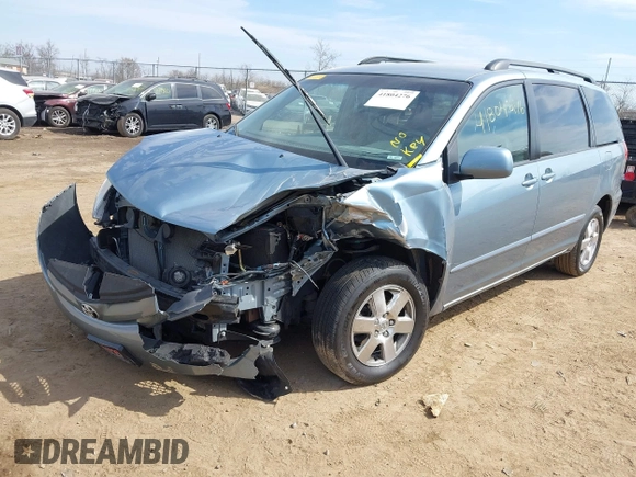 2006 Toyota Sienna XLE with VIN 5TDZA22C66S427793, listed as a IAAI auction lot 41804276 with 118,718 mi miles. Bid and sale history available at carsss.com. Image 2.