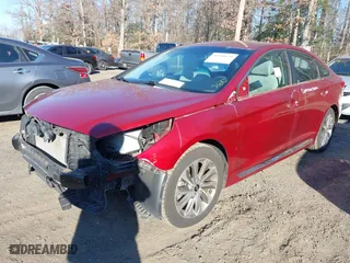 2015 Hyundai Sonata 2.4L Sport with VIN 5NPE34AF8FH221445, listed as a IAAI auction lot 40990420 with 158,563 mi miles. Bid and sale history available at carsss.com. Image 18.