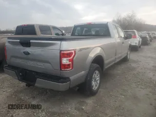 2020 Ford F-150 XL with VIN 1FTEX1C52LKE37506, listed as a Copart auction lot 50596575 with 75,648 mi miles and Salvage Title. Bid and sale history available at DreamBid. Image 3.