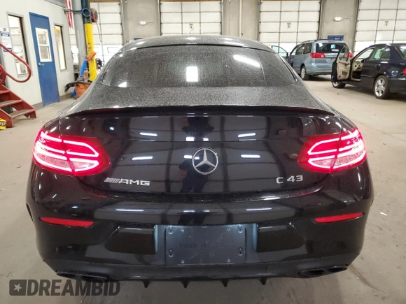 2017 Mercedes-Benz C 43 AMG with VIN WDDWJ6EB5HF457406, listed as a Copart auction lot 52108435 with 44,171 mi miles and Salvage title. Bid and sale history available at DreamBid. Image 6.