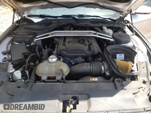 2017 Ford Mustang EcoBoost Premium with VIN 1FATP8UH3H5307982, listed as a Copart auction lot 57594895 with 58,955 mi miles and Salvage title. Bid and sale history available at DreamBid. Image 11.
