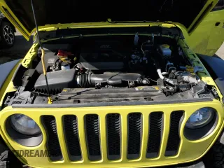 2023 Jeep Wrangler Rubicon with VIN 1C4HJXFN6PW515569, listed as a Copart auction lot 46721135 with 9,114 mi miles and Salvage title. Bid and sale history available at DreamBid. Image 12.