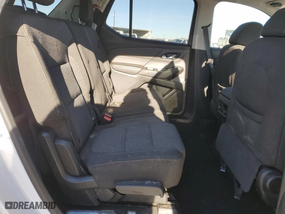 2018 Chevrolet Traverse LS with VIN 1GNERFKW8JJ136136, listed as a Copart auction lot 87877895 with 109,700 mi miles and Salvage Title. Bid and sale history available at carsss.com. Image 10.