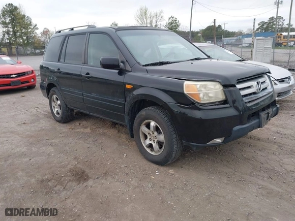 2007 Honda Pilot EX-L with VIN 2HKYF18517H513293, listed as a IAAI auction lot 41957031 with 264,875 mi miles. Bid and sale history available at carsss.com. Image 1.