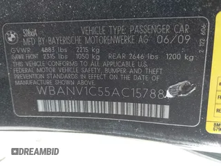 2010 BMW 5 Series 528i xDrive with VIN WBANV1C55AC157881, listed as a IAAI auction lot 41444108 with 127,413 mi miles and . Bid and sale history available at carsss.com. Image 9.
