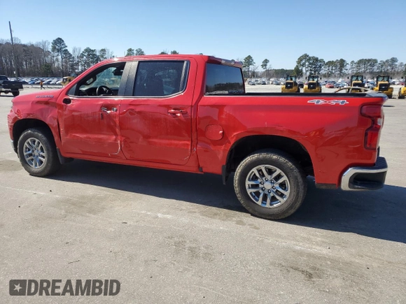 2021 Chevrolet Silverado 1500 LT with VIN 1GCUYDED6MZ418884, listed as a Copart auction lot 47637625 with 105,062 mi miles and Salvage Title. Bid and sale history available at carsss.com. Image 2.