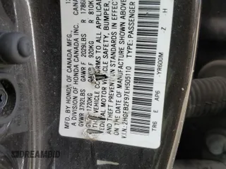 2014 Honda Civic EX-L with VIN 2HGFB2F97EH505110, listed as a Copart auction lot 50043125 with 158,127 mi miles and Salvage Title. Bid and sale history available at DreamBid. Image 14.