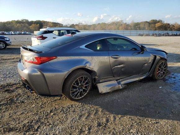 2015 Lexus RC F with VIN JTHHP5BC7F5001689, listed as a Copart auction lot 79909664 with 70,225 mi miles and Salvage Title. Bid and sale history available at carsss.com. Image 3.