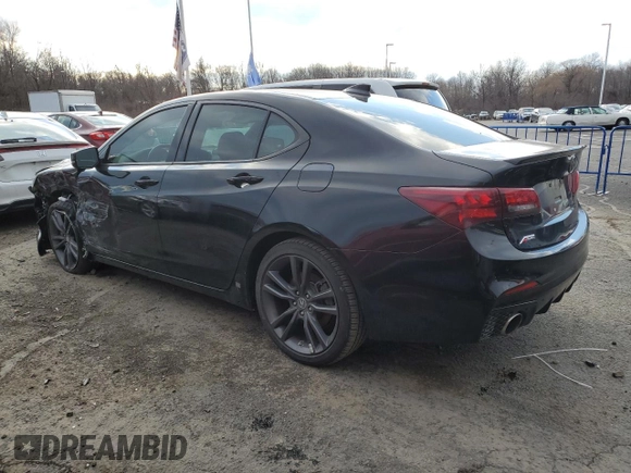2019 Acura TLX w/A-Spec Pkg with VIN 19UUB2F69KA007613, listed as a Copart auction lot 87847495 with 54,312 mi miles and Non Repairable. Bid and sale history available at carsss.com. Image 2.