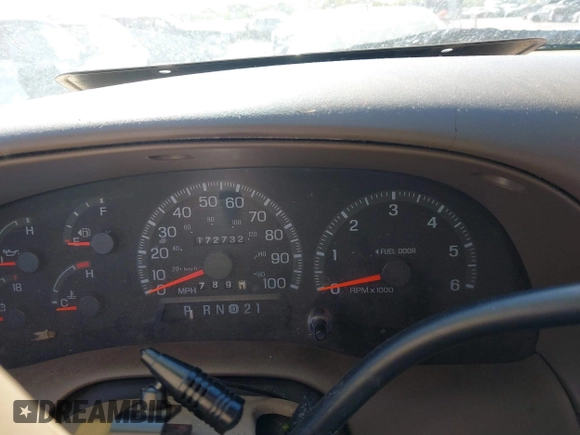 1998 Ford F-150 XL with VIN 1FTRX17LXWKA62592, listed as a IAAI auction lot 41830219 with 172,732 mi miles and . Bid and sale history available at DreamBid. Image 7.