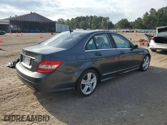2010 Mercedes-Benz C 300 Sport with VIN WDDGF5EB1AR102933, listed as a Copart auction lot 61133215 with 136,319 mi miles and Salvage title. Bid and sale history available at DreamBid. Image 3.