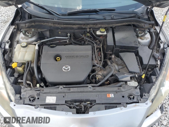 2010 Mazda 3 S Sport with VIN JM1BL1H5XA1317706, listed as a Copart auction lot 63830195 with 141,107 mi miles and Salvage title. Bid and sale history available at DreamBid. Image 11.