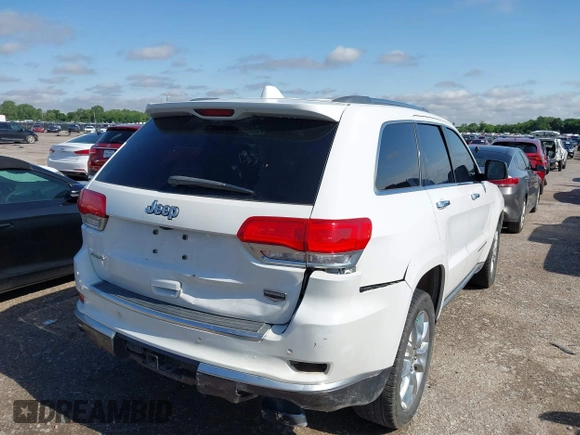 2014 Jeep Grand Cherokee Summit with VIN 1C4RJFJT3EC523129, listed as a IAAI auction lot 42341296 with 171,468 mi miles and . Bid and sale history available at DreamBid. Image 4.