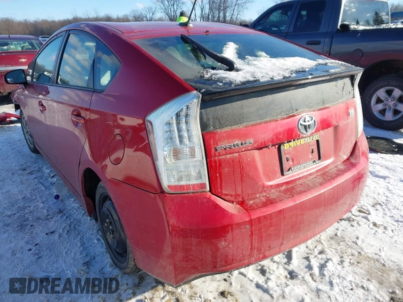 2010 Toyota Prius II with VIN JTDKN3DU6A1227200, listed as a IAAI auction lot 41292342 with 292,531 mi miles. Bid and sale history available at carsss.com. Image 3.