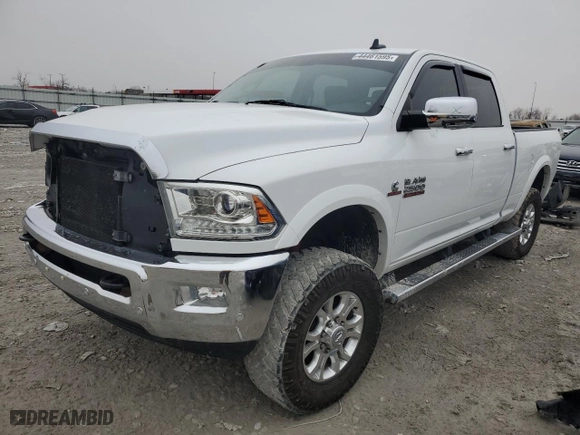 2016 Ram 2500 Laramie with VIN 3C6UR5FL2GG391350, listed as a Copart auction lot 44461595 with 112,470 mi miles and Salvage Title. Bid and sale history available at carsss.com. Image 1.