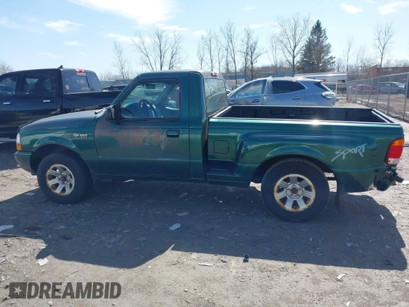 1999 Ford Ranger XL with VIN 1FTYR10C1XPB95732, listed as a IAAI auction lot 41802544 with 135,963 mi miles. Bid and sale history available at carsss.com. Image 14.