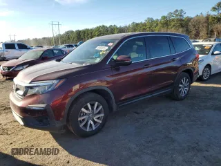 2020 Honda Pilot EX-L with VIN 5FNYF5H58LB012059, listed as a Copart auction lot 45665915 with 39,835 mi miles and Salvage Title. Bid and sale history available at carsss.com. Image 1.