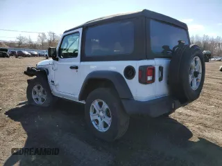 2021 Jeep Wrangler Sport S with VIN 1C4GJXANXMW751236, listed as a Copart auction lot 50683115 with 56,325 mi miles and Salvage Title. Bid and sale history available at DreamBid. Image 2.