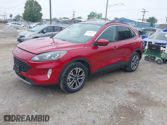 2020 Ford Escape SEL z VIN 1FMCU9H61LUC43162, wystawiony jako IAAI lot #42416146 z przebiegiem 50 718 mil mil oraz . Historia ofert i sprzedaży dostępna na DreamBid. Obrazek 2.
