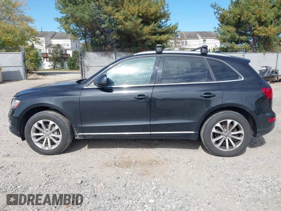 2014 Audi Q5 with VIN WA1CFBFP6EA044866, listed as a IAAI auction lot 40602539 with 99,143 mi miles and . Bid and sale history available at DreamBid. Image 14.