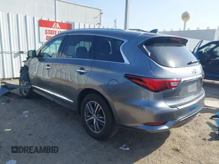 2018 Infiniti QX60 with VIN 5N1DL0MM5JC527646, listed as a IAAI auction lot 41824068 with 116,934 mi miles and . Bid and sale history available at DreamBid. Image 3.