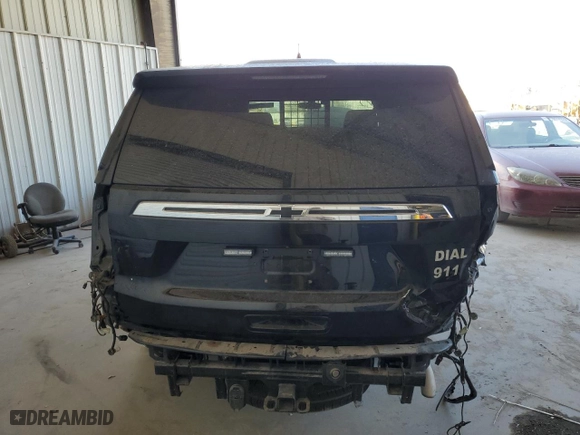 2023 Chevrolet Tahoe Commercial with VIN 1GNSCLED6PR451525, listed as a Copart auction lot 81989204 with 9,083 mi miles and Salvage Title. Bid and sale history available at carsss.com. Image 6.