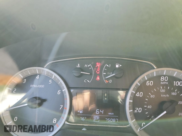 2014 Nissan Sentra SV with VIN 3N1AB7AP7EY321083, listed as a Copart auction lot 60710205 with 75,087 mi miles and Salvage title. Bid and sale history available at DreamBid. Image 9.