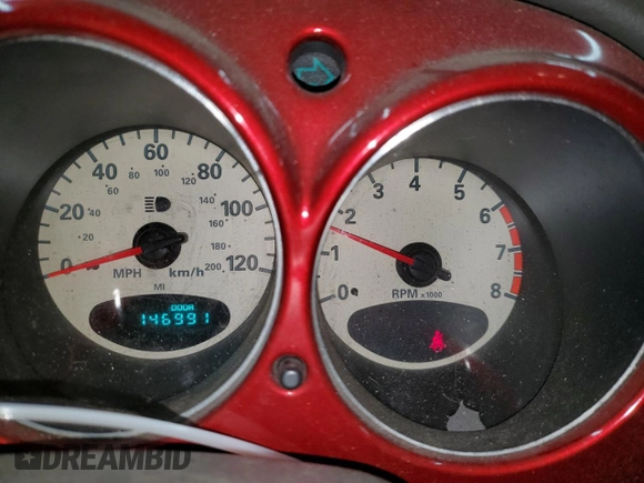 2001 Chrysler PT Cruiser z VIN 3C8FY4BB61T592029, wystawiony jako Copart lot #87741235 z przebiegiem 146 991 mil mil oraz Szkoda całkowita • Salvage title. Historia ofert i sprzedaży dostępna na DreamBid. Obrazek 9.