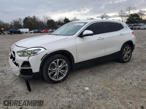 2019 BMW X2 sDrive28i with VIN WBXYJ3C58K5N39693, listed as a Copart auction lot 86760414 with 77,668 mi miles and Salvage Title. Bid and sale history available at carsss.com. Image 1.
