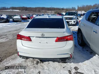 2019 Acura TLX w/Advance Pkg with VIN 19UUB3F89KA003858, listed as a IAAI auction lot 41271443 with 81,978 mi miles. Bid and sale history available at carsss.com. Image 16.