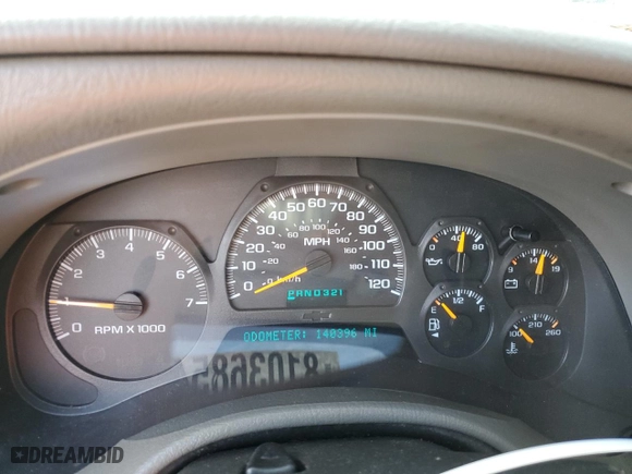 2004 Chevrolet TrailBlazer EXT LT with VIN 1GNES16SX46195579, listed as a Copart auction lot 81036854 with 140,396 mi miles and Non Repairable. Bid and sale history available at carsss.com. Image 9.