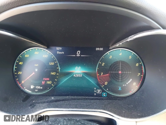 2021 Mercedes-Benz GLC 300 z VIN W1N0G8EB2MV272040, wystawiony jako IAAI lot #41956317 z przebiegiem 42 855 mil mil oraz . Historia ofert i sprzedaży dostępna na DreamBid. Obrazek 7.